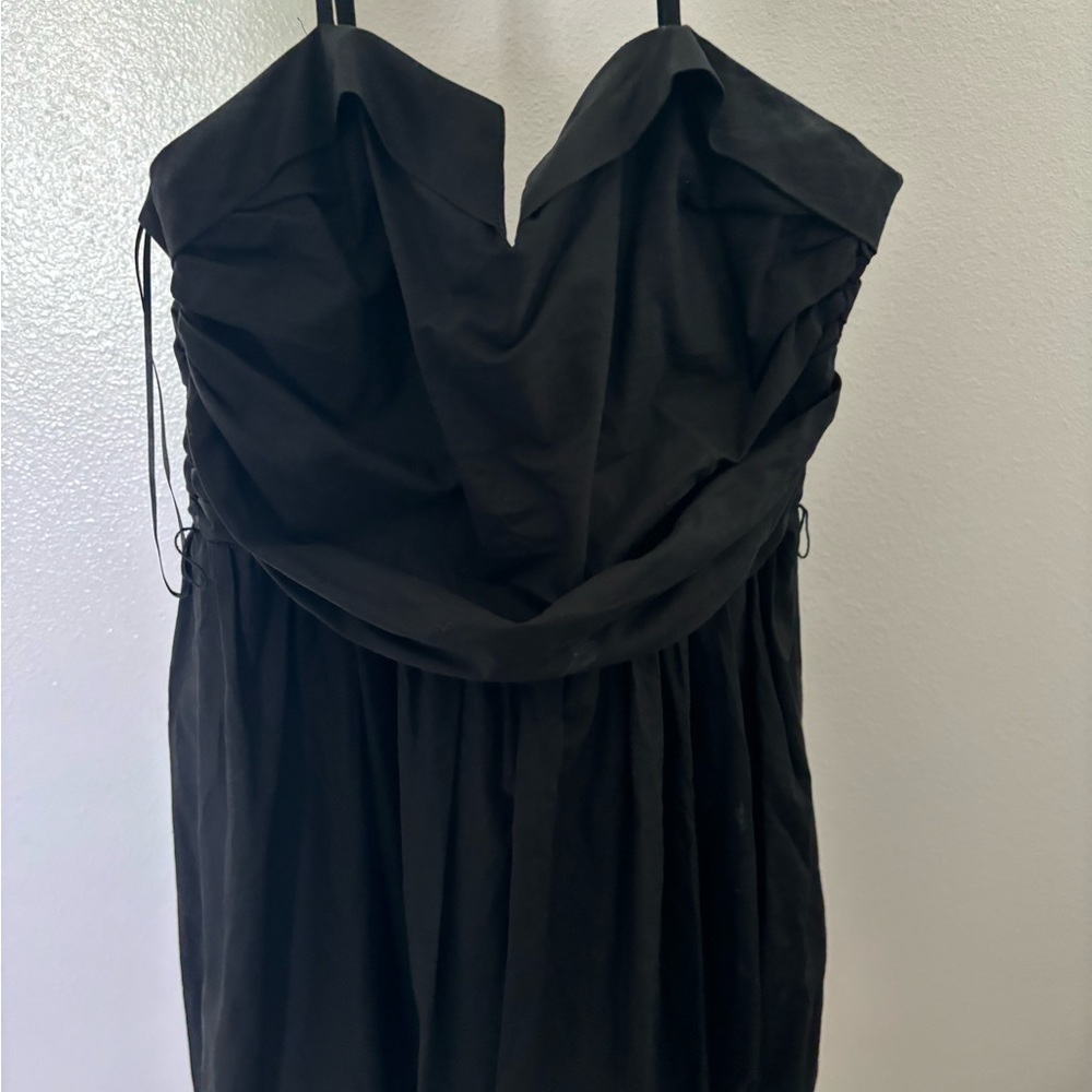 black Zara party dress mid length good condition